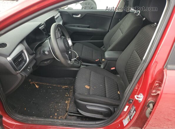 3KPA24AD0ME370059 2021 KIA RIO Red Սալոնի դիմացի տեսք