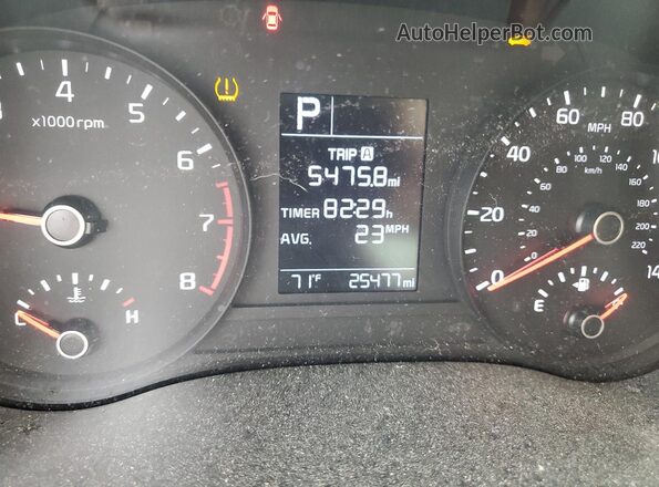 3KPA24AD0ME370059 2021 KIA RIO Red Սարքավորումների վահանակի տեսք