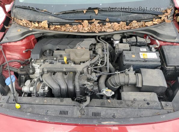 3KPA24AD0ME370059 2021 KIA RIO Red Սալոնի հետևի տեսք