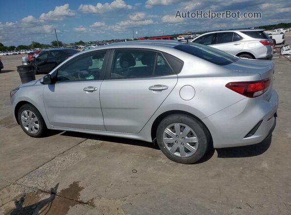 3KPA24AD0ME395253 2021 KIA RIO Silver Հետևի ձախ