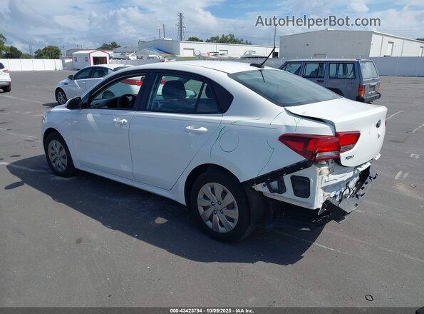 3KPA24AD1LE283558 2020 KIA RIO White Trasero izquierdo