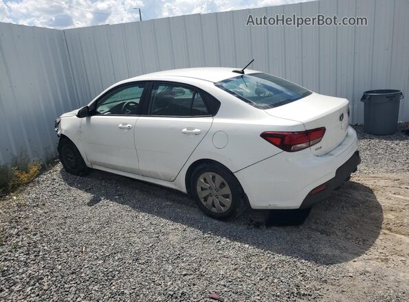 3KPA24AD1LE299243 2020 KIA RIO White Trasero izquierdo