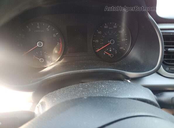 3KPA24AD2LE286193 2020 KIA RIO Black Widok zestawu wskaźników