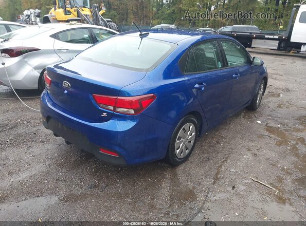 3KPA24AD2LE321864 2020 KIA RIO Blue Trasero derecho
