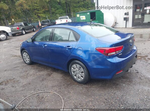 3KPA24AD2LE321864 2020 KIA RIO Blue Trasero izquierdo