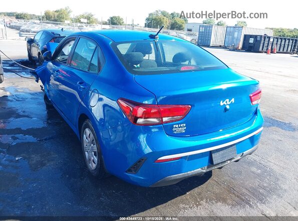 3KPA24AD2NE487417 2022 KIA RIO Blue 
