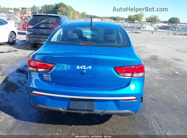 3KPA24AD2NE487417 2022 KIA RIO Blue 