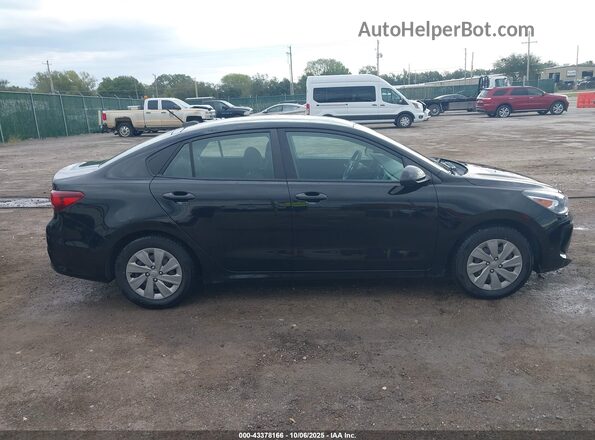 3KPA24AD3LE263098 2020 KIA RIO Черный Вид задней части салона