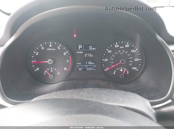 3KPA24AD3LE263098 2020 KIA RIO Черный Вид задних сидений
