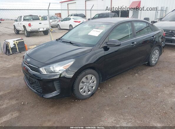 3KPA24AD3LE263098 2020 KIA RIO Черный Передняя левая четверть