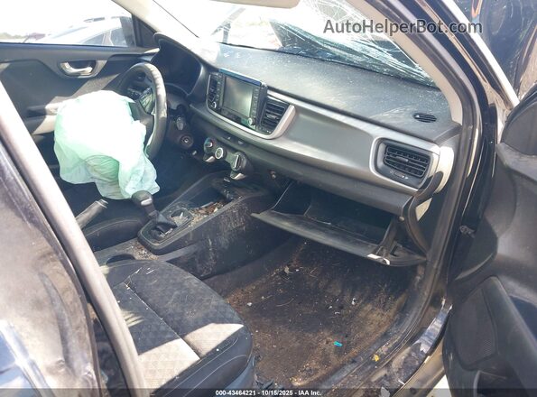 3KPA24AD3LE296828 2020 KIA RIO Black Vista interior delantera