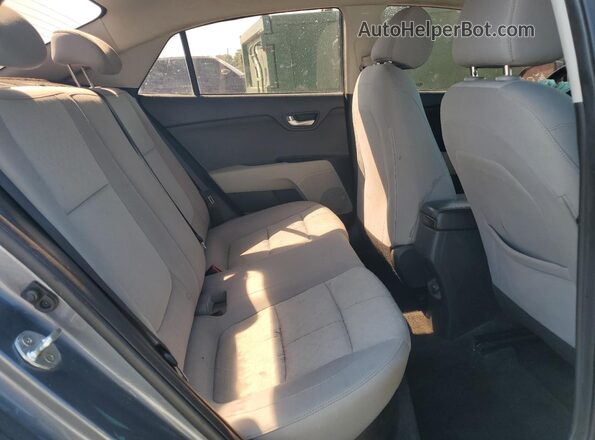 3KPA24AD3LE329570 2020 KIA RIO Gray Rear seats view