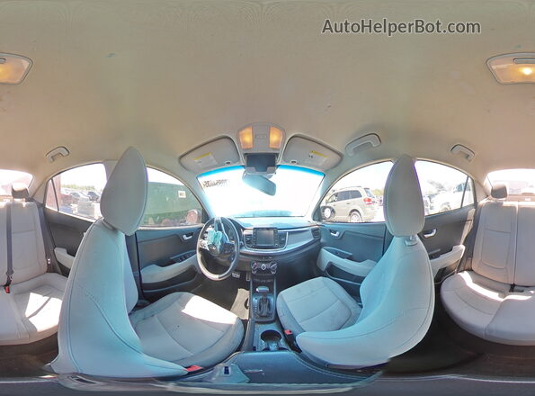 3KPA24AD3LE329570 2020 KIA RIO Gray VIN sticker view
