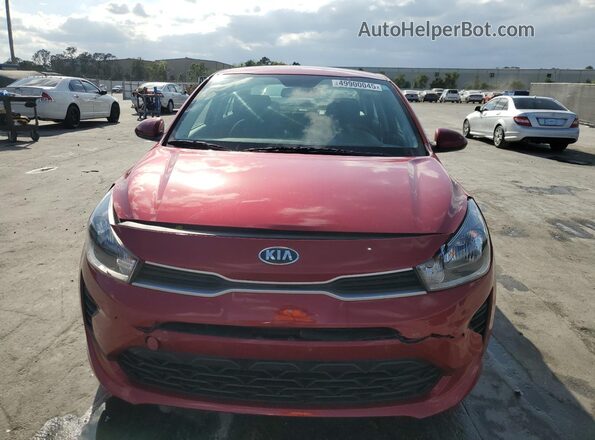 3KPA24AD3ME395201 2021 KIA RIO Red Դիմացի տեսք