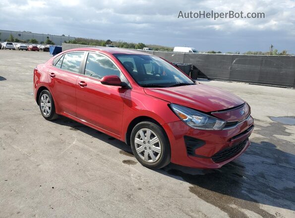 3KPA24AD3ME395201 2021 KIA RIO Red Առջևի աջ