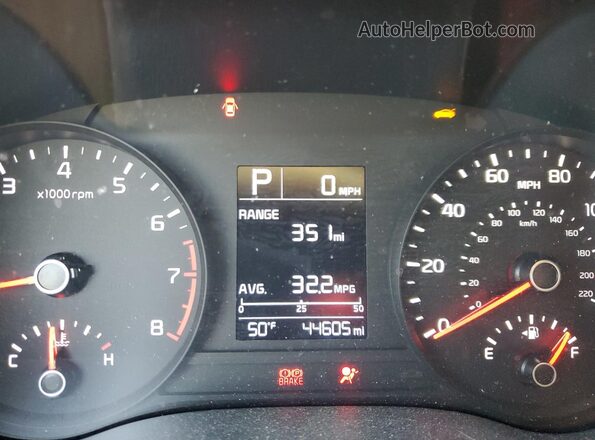 3KPA24AD3ME395201 2021 KIA RIO Red Սարքավորումների վահանակի տեսք