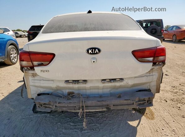 3KPA24AD4LE293789 2020 KIA RIO White უკანა ხედი