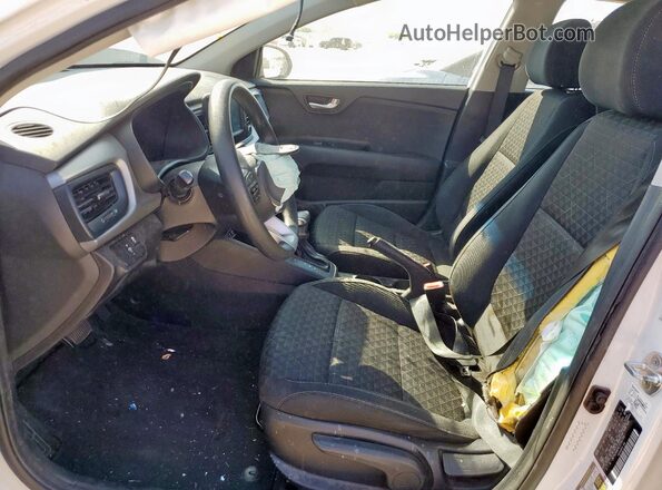 3KPA24AD4LE293789 2020 KIA RIO White წინა სალონის ხედი