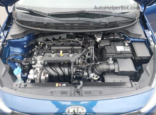 3KPA24AD5LE255889 2020 KIA RIO Dark Blue უკანა ხედი