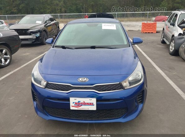 3KPA24AD5LE255889 2020 KIA RIO Dark Blue ხელსაწყოთა პანელის ხედი