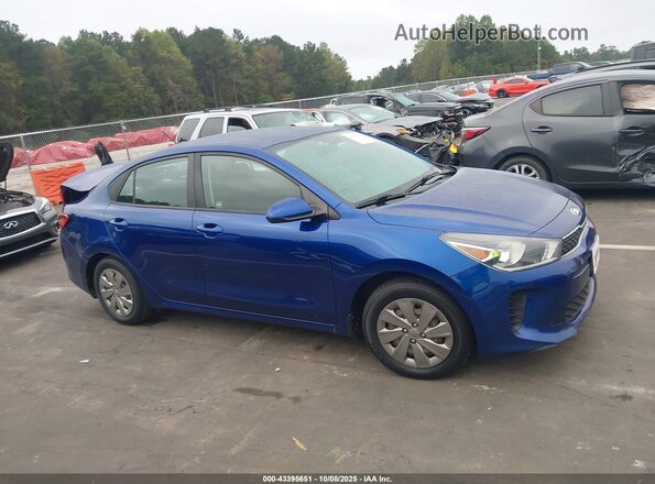 3KPA24AD5LE255889 2020 KIA RIO Dark Blue უკანა სალონის ხედი