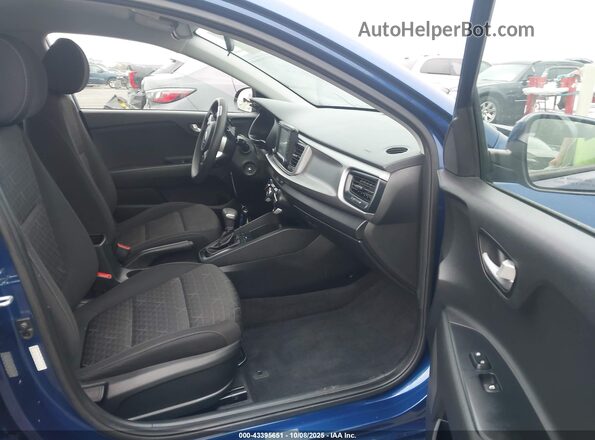 3KPA24AD5LE255889 2020 KIA RIO Dark Blue წინა სალონის ხედი
