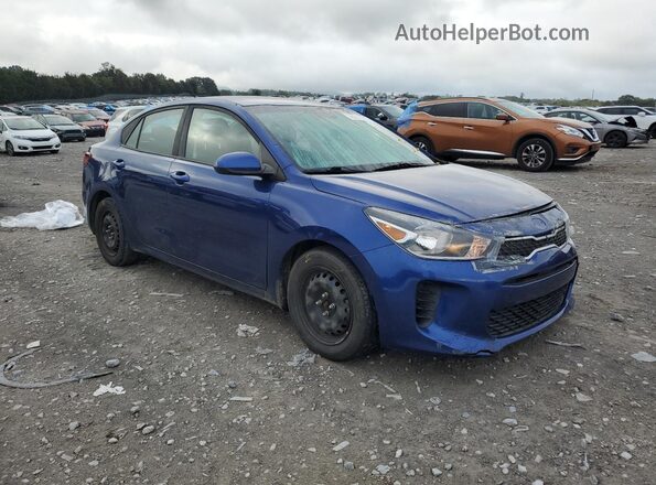 3KPA24AD5LE293249 2020 KIA RIO Blue Delantero derecho