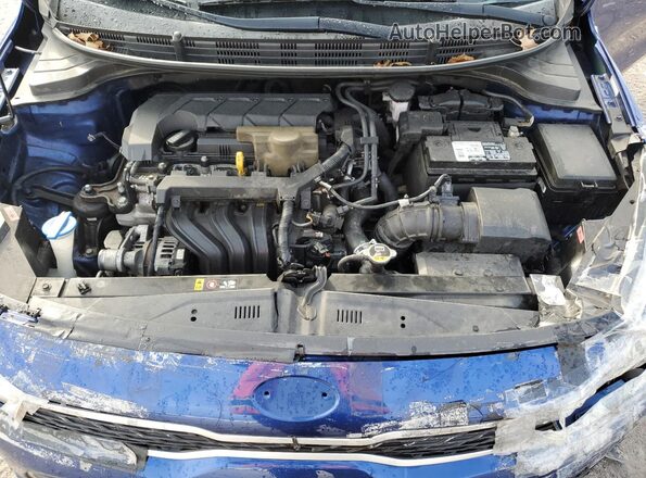 3KPA24AD5LE293249 2020 KIA RIO Blue Vista interior trasera