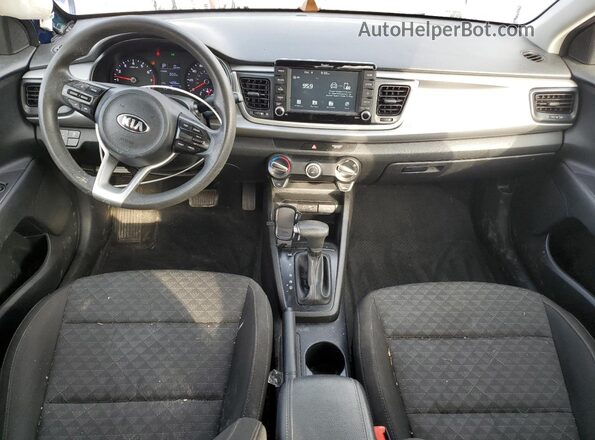 3KPA24AD5LE293249 2020 KIA RIO Blue Vista del salpicadero