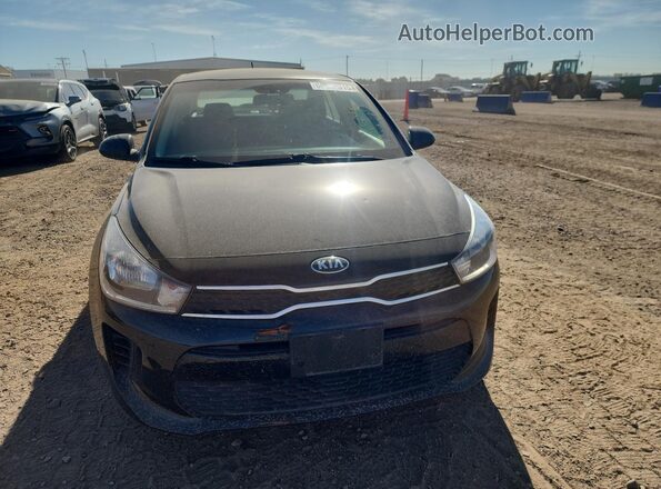 3KPA24AD5LE309465 2020 KIA RIO Black Front view