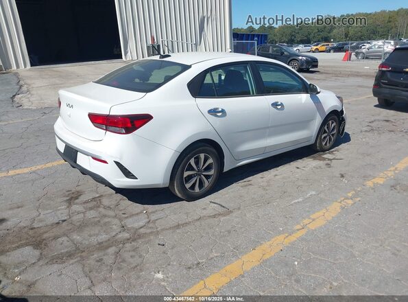 3KPA24AD5NE466464 2022 KIA RIO Белый Задняя правая четверть