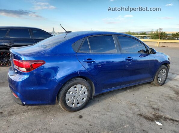 3KPA24AD6LE263161 2020 KIA RIO Синий Задняя правая четверть