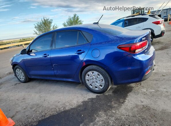 3KPA24AD6LE263161 2020 KIA RIO Синий Задняя левая четверть