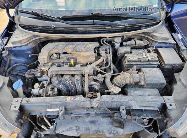3KPA24AD6LE263161 2020 KIA RIO Синий Вид задней части салона
