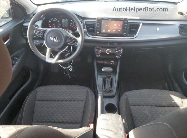 3KPA24AD6LE311869 2020 KIA RIO Red წინა პანელის ხედი