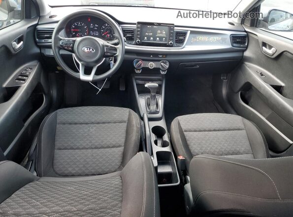 3KPA24AD6LE334634 2020 KIA RIO Серебряный Вид панели приборов