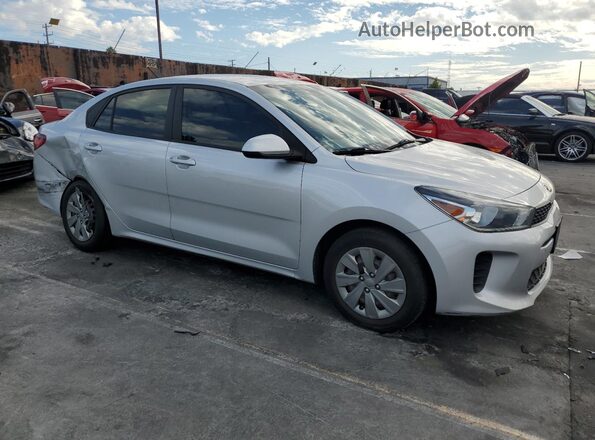 3KPA24AD6LE334634 2020 KIA RIO Серебряный Передняя правая четверть