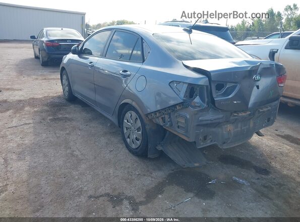3KPA24AD7LE266294 2020 KIA RIO Gray Trasero izquierdo