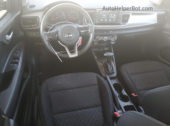 3KPA24AD7LE276808 2020 KIA RIO Black წინა პანელის ხედი