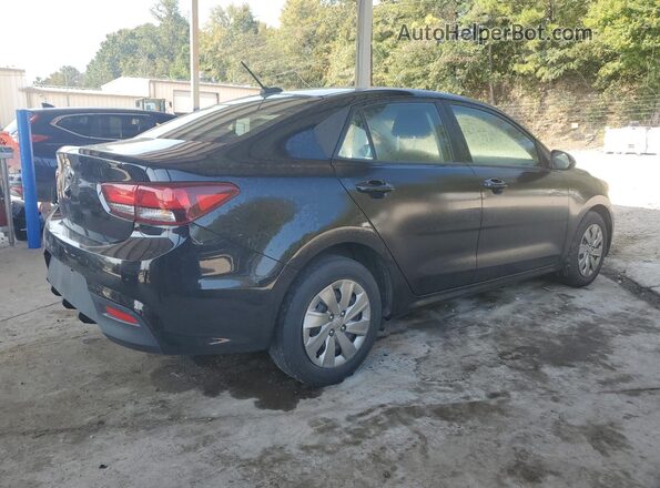 3KPA24AD7LE276808 2020 KIA RIO Black უკანა მარჯვენა
