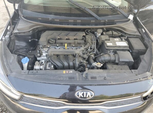 3KPA24AD7LE276808 2020 KIA RIO Black უკანა სალონის ხედი