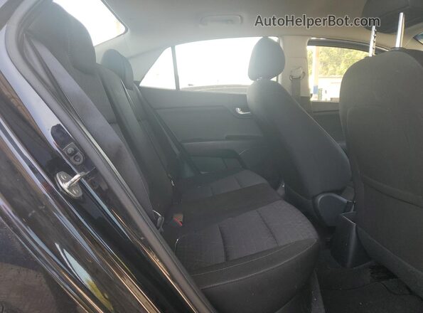 3KPA24AD7LE276808 2020 KIA RIO Black უკანა სავარძლების ხედი