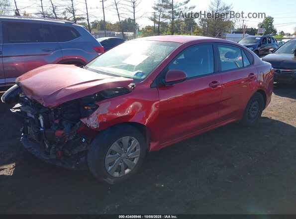 3KPA24AD7LE328129 2020 KIA RIO Red Vista tres cuartos delantera izquierda