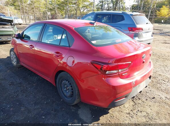 3KPA24AD7LE328129 2020 KIA RIO Red Trasero izquierdo