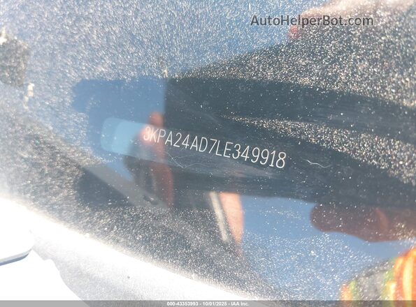 3KPA24AD7LE349918 2020 KIA RIO Black 