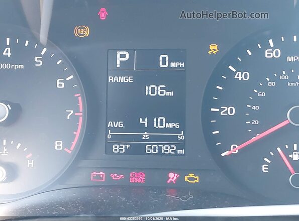 3KPA24AD7LE349918 2020 KIA RIO Black 