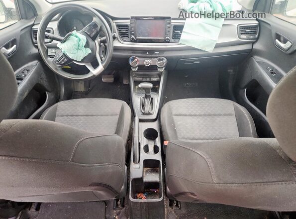 3KPA24AD7LE359283 2020 KIA RIO White წინა პანელის ხედი