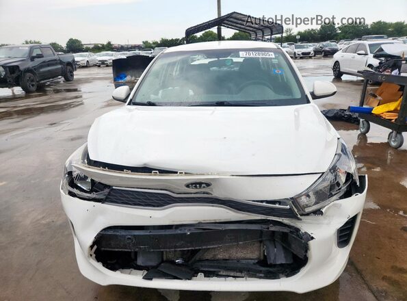 3KPA24AD7LE359283 2020 KIA RIO White წინა ხედი