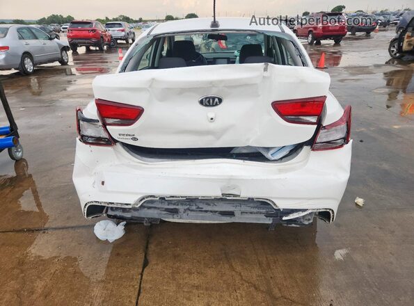 3KPA24AD7LE359283 2020 KIA RIO White უკანა ხედი