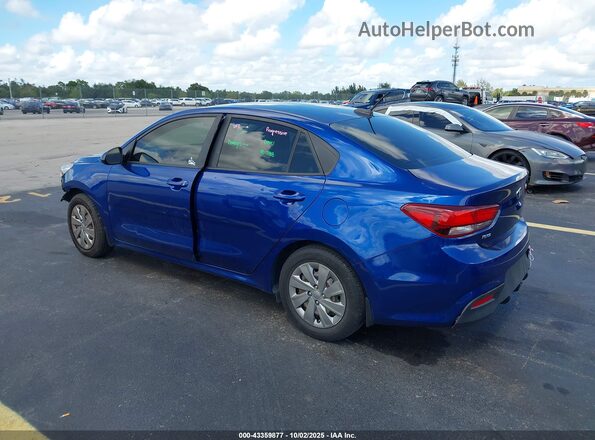 3KPA24AD8LE256339 2020 KIA RIO Blue Rear left